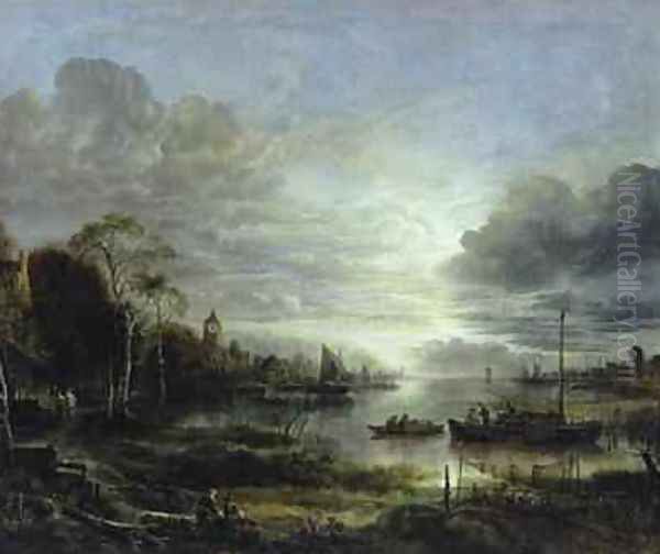 Landscape in Moonlight - view 1