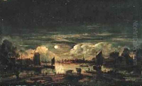 Moonlit Landscape - view 1