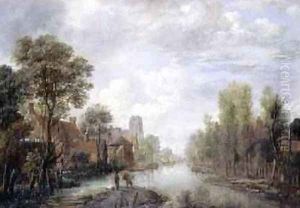 Landscape with a canal