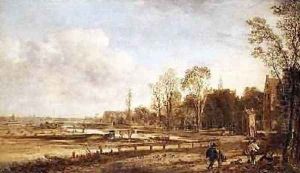 Landscape near Haarlem by Aert van der Neer