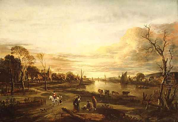 Landscape at Sunset - view 1
