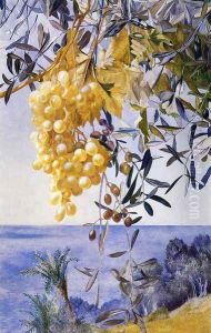 A Cluster of Grapes by Henry Roderick Newman