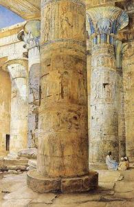 Hall of Columns, Philae by Henry Roderick Newman