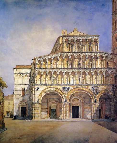 The Facade of the Duomo at Lucca - view 1