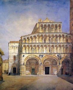 The Facade of the Duomo at Lucca
