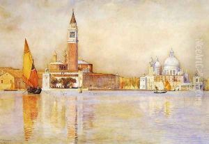 San Giorgio Maggiore and Santa Maria della Salute from the Giardino Publico