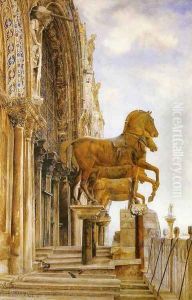 The Horses of St. Mark's by Henry Roderick Newman