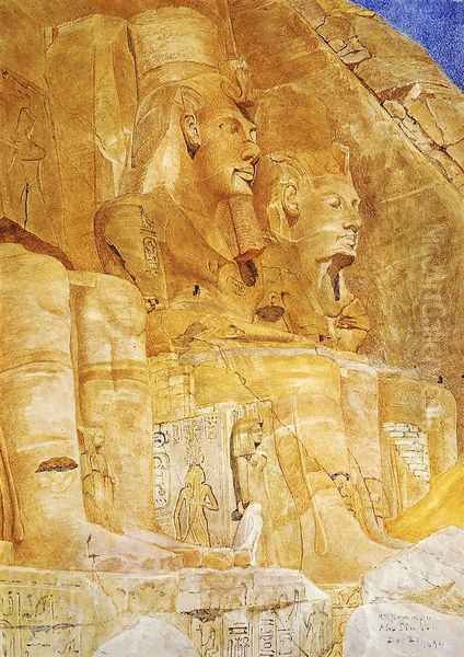 The Third and Fourth Figures at Abu Simbel - view 1