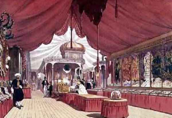 Great Exhibition Turkish Room, 1851 by Joseph Nash 1809-78 - view 1