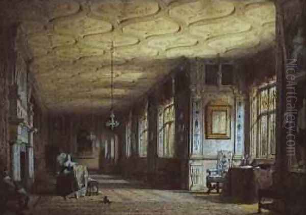 The Cartoon Gallery at Knole 1841 - view 1