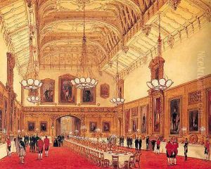 The Waterloo Chamber, Windsor Castle 1848