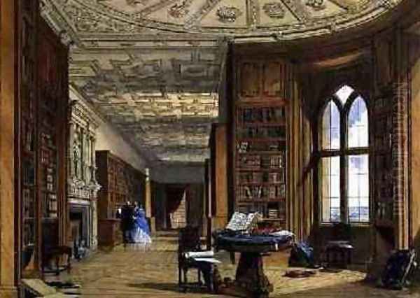 The Library at Windsor Castle - view 1