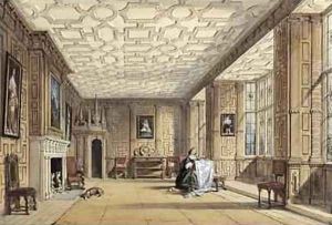 The Drawing Room at Broughton Castle by Joseph Nash
