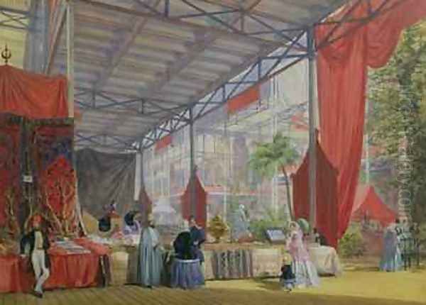 A Portion of the Transept of the Great Exhibition of 1851 - view 1