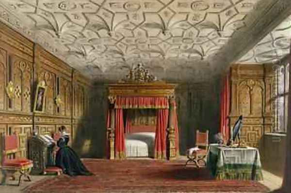 Inlaid Chamber Sizergh Westmoreland 1849 - view 1