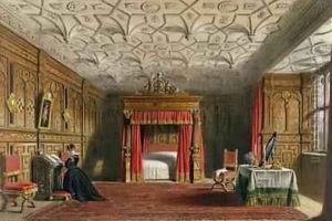 Inlaid Chamber Sizergh Westmoreland 1849 by Joseph Nash