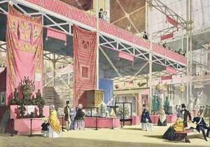 Crystal Palace the Tunis and China Galleries by Joseph Nash