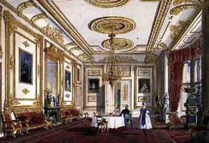 The White Drawing Room at Windsor Castle by Joseph Nash