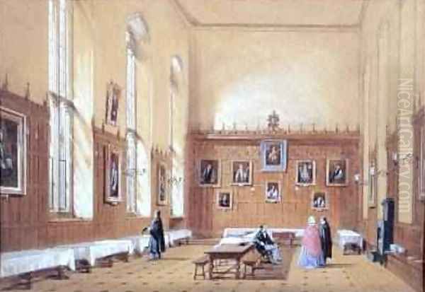 New College Hall 1858 - view 1