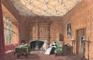 The small drawing room, Levens, Westmoreland by Joseph Nash