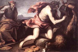 Apollo and Marsyas by Palma Vecchio (Jacopo Negretti)