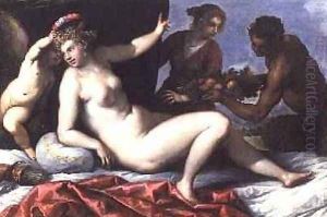 Offerings to Venus by Palma Vecchio (Jacopo Negretti)