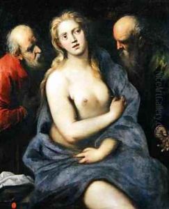 Susanna and the Elders by Palma Vecchio (Jacopo Negretti)