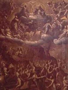 The Crucifixion of St. Peter, c.1615 by Palma Vecchio (Jacopo Negretti)