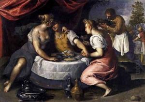 Amusements of the Prodigal Son by Palma Vecchio (Jacopo Negretti)