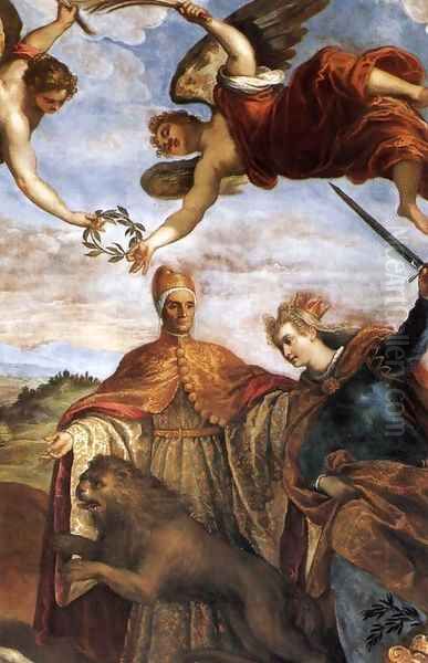 Allegory of the Victory over the League of Cambrai (detail) - view 1