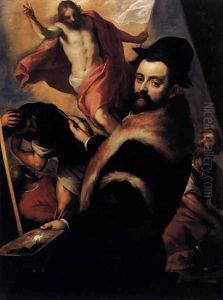 Self-Portrait by Palma Vecchio (Jacopo Negretti)