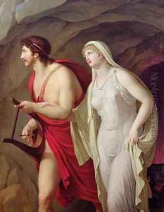 Orpheus and Eurydice 1807 by Johann August the Younger Nahl