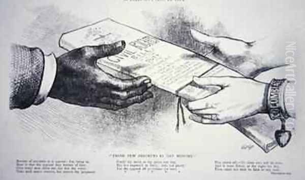 Cartoon of The Civil Rights Bill - view 1