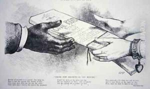 Cartoon of The Civil Rights Bill by Thomas Nast