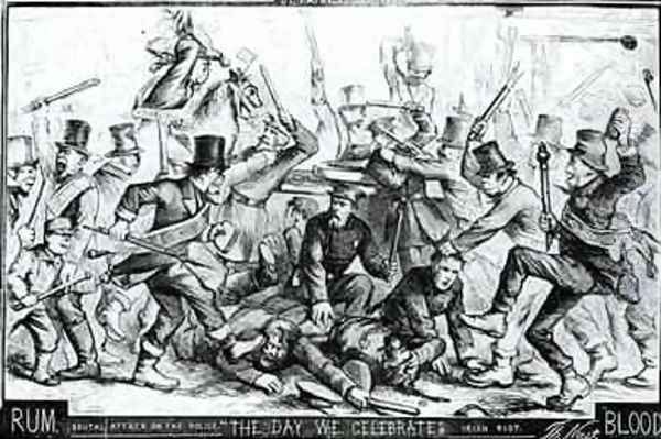 The Day We Celebrate from Harpers Weekly 1867 - view 1