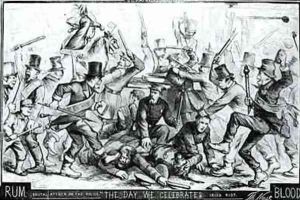 The Day We Celebrate from Harpers Weekly 1867 by Thomas Nast