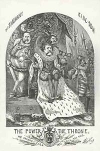 John T Hoffman and William Boss Tweed 1871 by Thomas Nast