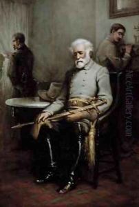 The Lost Cause Lee waiting for Grant by Thomas Nast