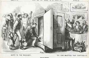 What are you going to do about it from Harpers Weekly by Thomas Nast