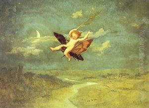 Moon Fairies II 1853 by John George Naish