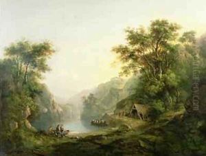 The Fishing Party Loch Katrine Scotland