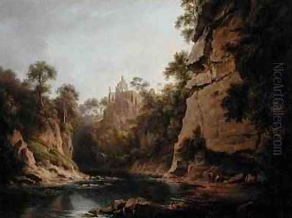 Hawthornden Castle near Edinburgh 1820-22 - view 1