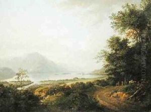 Loch Awe Argyllshire 1780-1800 by Alexander Nasmyth