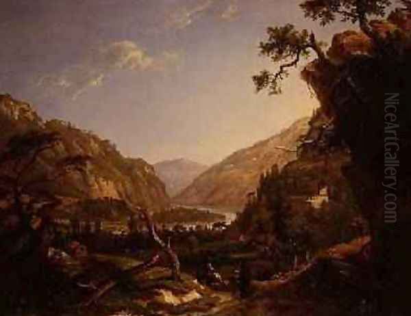 Rocky River Landscape in the Tyrol - view 1