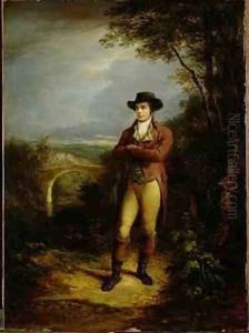 Robert Burns 1759-96 1828 by Alexander Nasmyth
