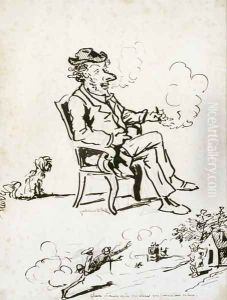 Caricature by Amedee Charles Henri de Noe (Cham)