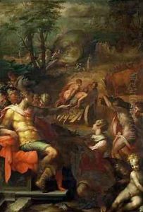 Collecting Ambergris 1572 by Giovan Battista Naldini