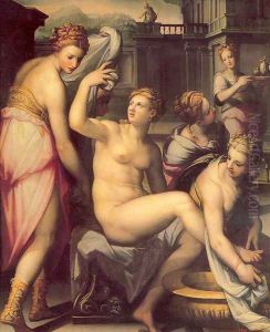 Bathsheba Bathing by Giovan Battista Naldini