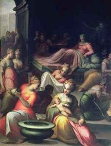 Nativity of John the Baptist by Giovan Battista Naldini