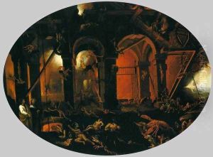 Dante and Virgil in the Underworld by Filippo Napoletano